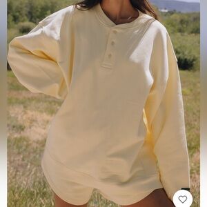 Daily Drills NWT lemonade Henley and Sweatpants